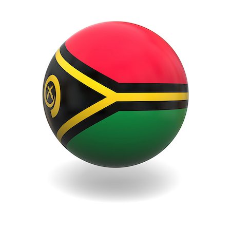 National flag of Vanuatu on sphere isolated on white background Stock Photo - Budget Royalty-Free & Subscription, Code: 400-07503168