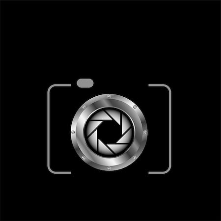 simsearch:400-07518893,k - Digital Camera- photography logo Foto de stock - Royalty-Free Super Valor e Assinatura, Número: 400-07514079