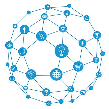 red grape - Wire frame sphere. In the lattice points are social network icons Foto de stock - Super Valor sin royalties y Suscripción, Código: 400-07514316