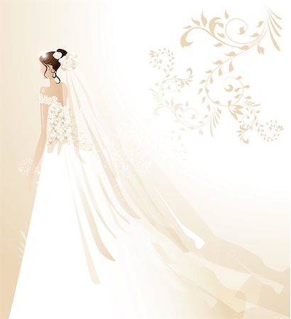 simsearch:670-06450366,k - Beautiful bride Photographie de stock - Aubaine LD & Abonnement, Code: 400-07515929
