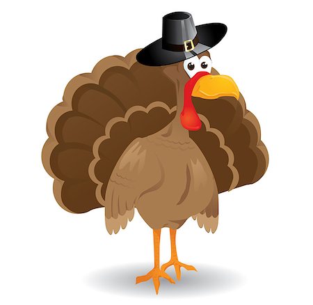 simsearch:400-04214796,k - Vector Thanksgiving Turkey Stockbilder - Microstock & Abonnement, Bildnummer: 400-07515934