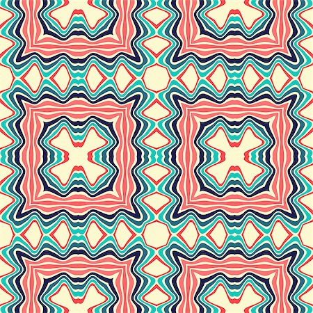 simsearch:400-06858449,k - Abstract seamless retro pattern.Vector illustration. Stock Photo - Budget Royalty-Free & Subscription, Code: 400-07516144