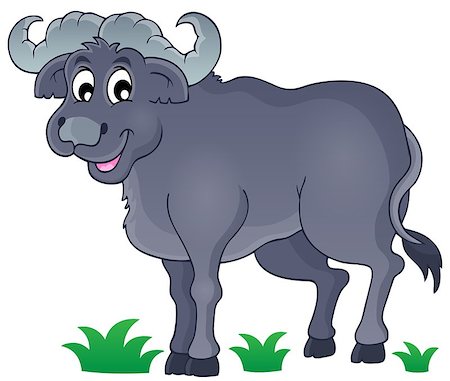 simsearch:400-07555167,k - African bull image 1 - eps10 vector illustration. Stock Photo - Budget Royalty-Free & Subscription, Code: 400-07516536