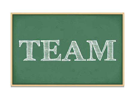 simsearch:400-08043578,k - The word team on blackboard, vector eps10 illustration Stock Photo - Budget Royalty-Free & Subscription, Code: 400-07517818