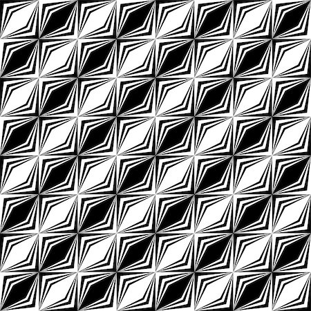 simsearch:400-07507345,k - Design seamless diamond geometric diagonal pattern. Abstract monochrome decorative background. Vector art Foto de stock - Royalty-Free Super Valor e Assinatura, Número: 400-07518646