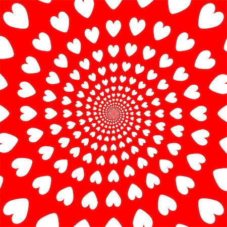 simsearch:400-07277450,k - Design colorful helix movement hearts background. Valentines Day and Wedding card. Vector-art illustration Stock Photo - Budget Royalty-Free & Subscription, Code: 400-07518648