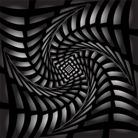 simsearch:400-07717373,k - Design monochrome twirl movement illusion background. Abstract striped torsion backdrop. Vector-art illustration Foto de stock - Super Valor sin royalties y Suscripción, Código: 400-07518677