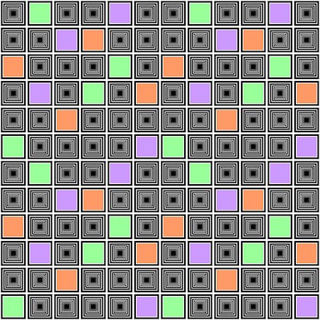 simsearch:400-07518662,k - Design seamless colorful mosaic checked geometric pattern. Abstract decorative textured background. Vector art Fotografie stock - Microstock e Abbonamento, Codice: 400-07518684
