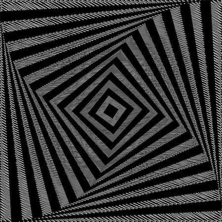 simsearch:400-07717373,k - Design monochrome twirl movement square geometric background. Abstract doodle strip torsion backdrop. Vector-art illustration Foto de stock - Super Valor sin royalties y Suscripción, Código: 400-07518728