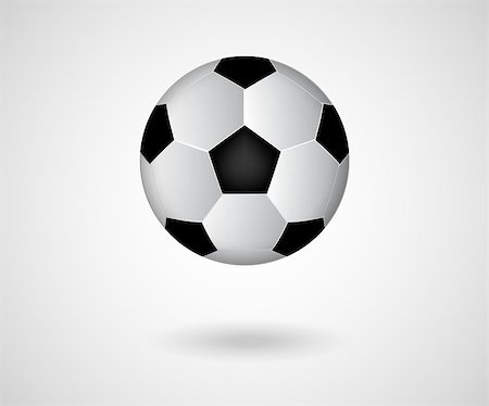 Soccer ball isolated. Vector illustration Foto de stock - Royalty-Free Super Valor e Assinatura, Número: 400-07519027