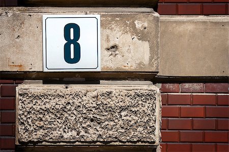 Number 8 on textured concrete wall Stock Photo - Budget Royalty-Free & Subscription, Code: 400-07510278