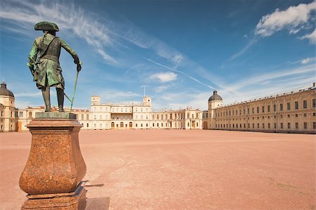 Gatchina. Famous palace and monument to suburban St. Petersburg Stock Photo - Budget Royalty-Free & Subscription, Code: 400-07510545