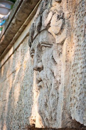 simsearch:400-06557787,k - face of a man with a beard carved in stone Foto de stock - Super Valor sin royalties y Suscripción, Código: 400-07510550