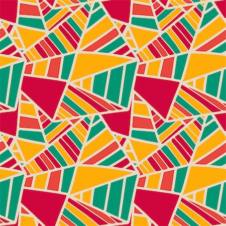 simsearch:400-06858449,k - Abstract seamless retro pattern.Vector illustration. Stock Photo - Budget Royalty-Free & Subscription, Code: 400-07511428