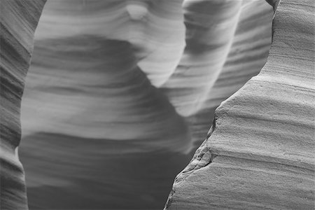 perseomedusa (artist) - Interior of Antelope Canyon, woderful orange waves made of stone Fotografie stock - Microstock e Abbonamento, Codice: 400-07511505