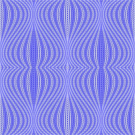 simsearch:400-07507273,k - Design colorful seamless wavy pattern. Abstract warped knitted textured background. Vector art Foto de stock - Super Valor sin royalties y Suscripción, Código: 400-07512925