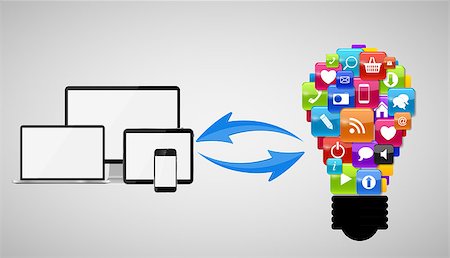 simsearch:400-07504762,k - Cloud Computing Concept Vector Illustration. EPS 10 Photographie de stock - Aubaine LD & Abonnement, Code: 400-07512965