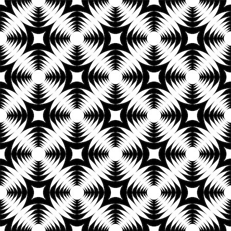 simsearch:400-07836085,k - Design seamless monochrome geometric cross pattern. Abstract textured background. Vector art Foto de stock - Super Valor sin royalties y Suscripción, Código: 400-07513091