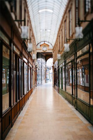 stores galleries europe - Beautiful Parisian shopping gallery - Stock Photo - Budget Royalty-Free & Subscription, Code: 400-07513874