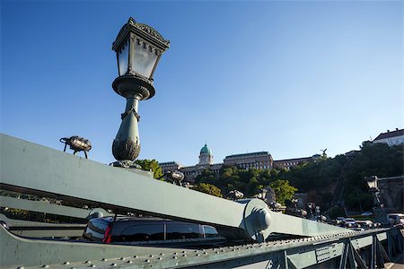 simsearch:400-07472830,k - Buda Castle view from Chain Bridge, Budapest, Hungary Stock Photo - Budget Royalty-Free & Subscription, Code: 400-07524342