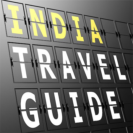 simsearch:400-05212862,k - Airport display India travel guide Stock Photo - Budget Royalty-Free & Subscription, Code: 400-07524584