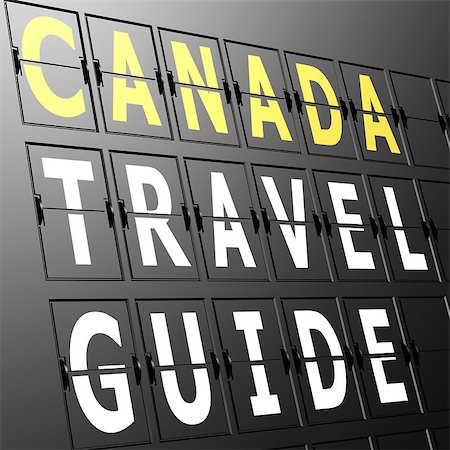 simsearch:400-05212862,k - Airport display Canada travel guide Stock Photo - Budget Royalty-Free & Subscription, Code: 400-07524672