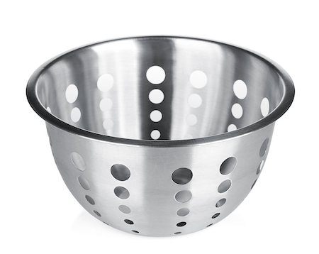 simsearch:400-04755446,k - Salad colander. Isolated on white background Stock Photo - Budget Royalty-Free & Subscription, Code: 400-07524970