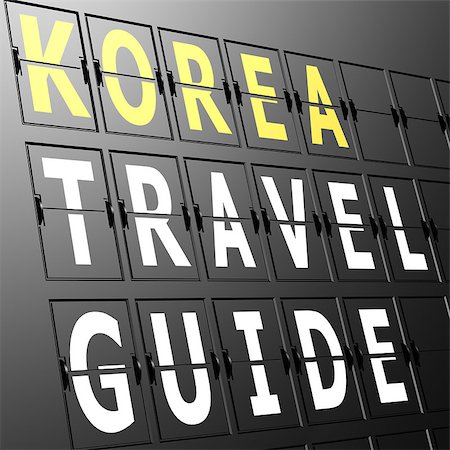 simsearch:400-05212862,k - Airport display Korea travel guide Stock Photo - Budget Royalty-Free & Subscription, Code: 400-07525237