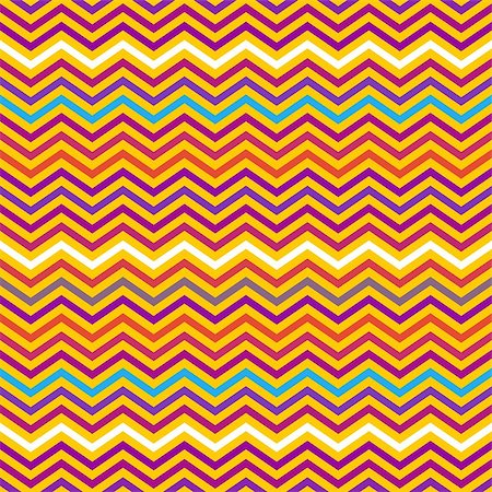 simsearch:400-08626521,k - Seamless colorful vector geometric ethnic zigzag pattern Stock Photo - Budget Royalty-Free & Subscription, Code: 400-07545109