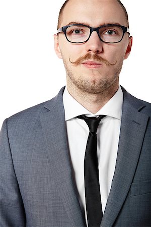 simsearch:614-02679072,k - Portrait od guy with a mustache. Facial expression. Stock Photo - Budget Royalty-Free & Subscription, Code: 400-07545719