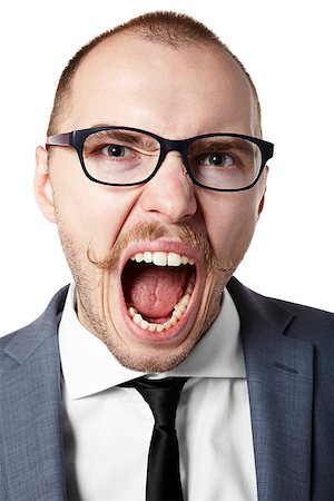 simsearch:614-02679072,k - Portrait of an angry businessman. Facial expression. Stock Photo - Budget Royalty-Free & Subscription, Code: 400-07545722