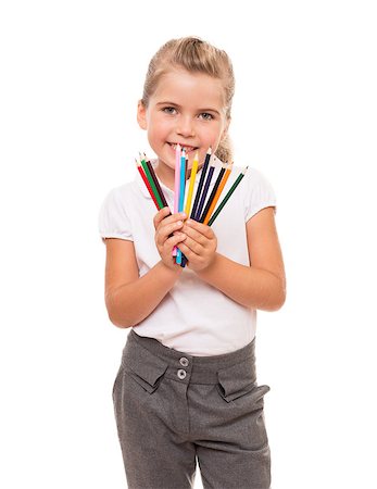 simsearch:400-07545937,k - If you have colorful pencils you can draw everything! Stock Photo - Budget Royalty-Free & Subscription, Code: 400-07545910