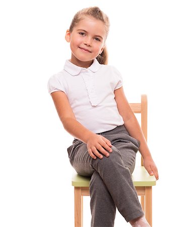 simsearch:400-07545937,k - it's comfortable to posing while sitting on a chair Stock Photo - Budget Royalty-Free & Subscription, Code: 400-07545926