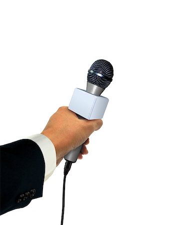 Press Microphone Stock Photo - Budget Royalty-Free & Subscription, Code: 400-07546012