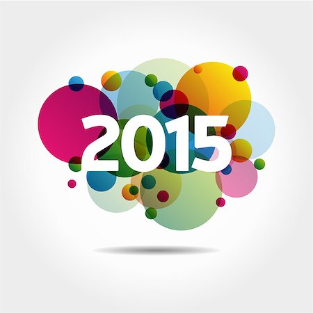Abstract Background - Happy New Year 2015 Foto de stock - Super Valor sin royalties y Suscripción, Código: 400-07546076