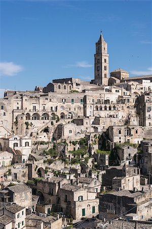 simsearch:400-07055926,k - View of Sassi di Matera, southern Italy Photographie de stock - Aubaine LD & Abonnement, Code: 400-07546120