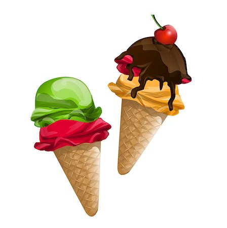 simsearch:400-08979046,k - ice cream Stock Photo - Budget Royalty-Free & Subscription, Code: 400-07548495