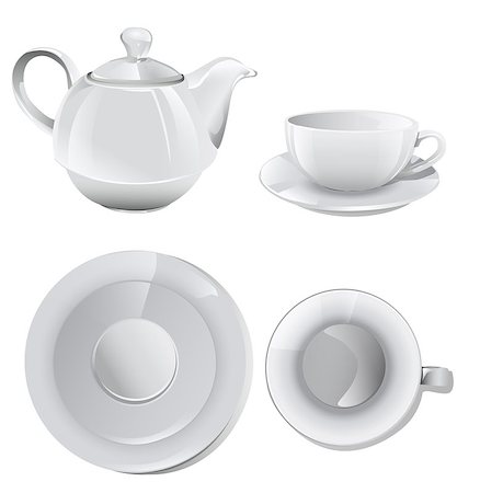 simsearch:400-04625122,k - coffee set or tea set Foto de stock - Super Valor sin royalties y Suscripción, Código: 400-07548505