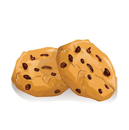simsearch:400-07090594,k - chocolate cookies Foto de stock - Super Valor sin royalties y Suscripción, Código: 400-07548508