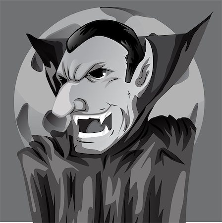simsearch:400-06738068,k - Cartoon Count Dracula Stock Photo - Budget Royalty-Free & Subscription, Code: 400-07548546
