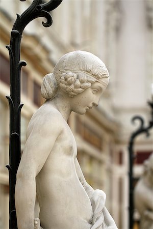 Statue from the Passage Pommeraye in Nantes (France) Stockbilder - Microstock & Abonnement, Bildnummer: 400-07549039