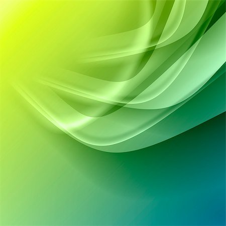 simsearch:400-07549717,k - Green abstract background with light lines and shadows. Photographie de stock - Aubaine LD & Abonnement, Code: 400-07549705