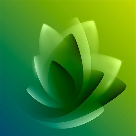 simsearch:400-07557963,k - Green abstract background with light lines and shadows. Stock Photo - Budget Royalty-Free & Subscription, Code: 400-07549710