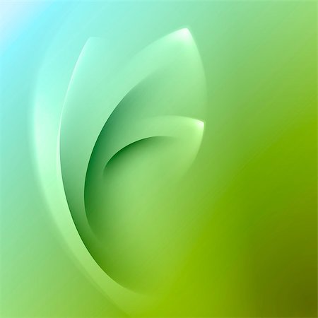 simsearch:400-07549717,k - Green abstract background with light lines and shadows. Photographie de stock - Aubaine LD & Abonnement, Code: 400-07549712