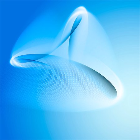 simsearch:400-07549717,k - Blue abstract background with  light lines  and shadows. Photographie de stock - Aubaine LD & Abonnement, Code: 400-07549760