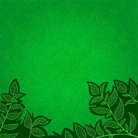 simsearch:400-06142973,k - ecology abstract background for invitations with green leaves and scrathes Foto de stock - Royalty-Free Super Valor e Assinatura, Número: 400-07554877