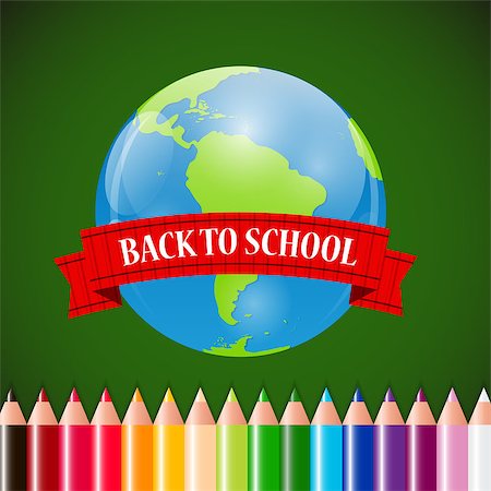 simsearch:600-06282076,k - Back to School Concept Vector Illustration. EPS10 Stock Photo - Budget Royalty-Free & Subscription, Code: 400-07555457