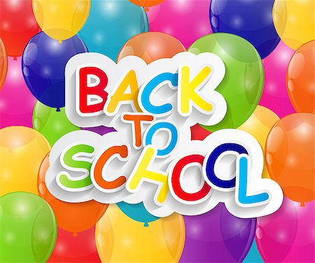 simsearch:400-08166124,k - Back to School Concept Vector Illustration. EPS10 Fotografie stock - Microstock e Abbonamento, Codice: 400-07555480