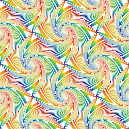 simsearch:400-07631184,k - Design seamless colorful swirl pattern. Abstract decorative strip textured background. Vector art Stockbilder - Microstock & Abonnement, Bildnummer: 400-07555660