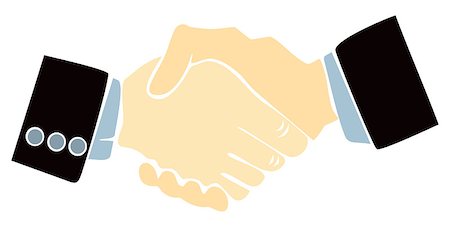 Business man shake hands after make deal Stock Photo - Budget Royalty-Free & Subscription, Code: 400-07555687